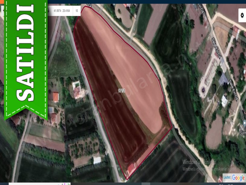 Çatalca Ovayenicede Satılık Arsa , 1,372 M2 Merkezde İmarlı Çaplı