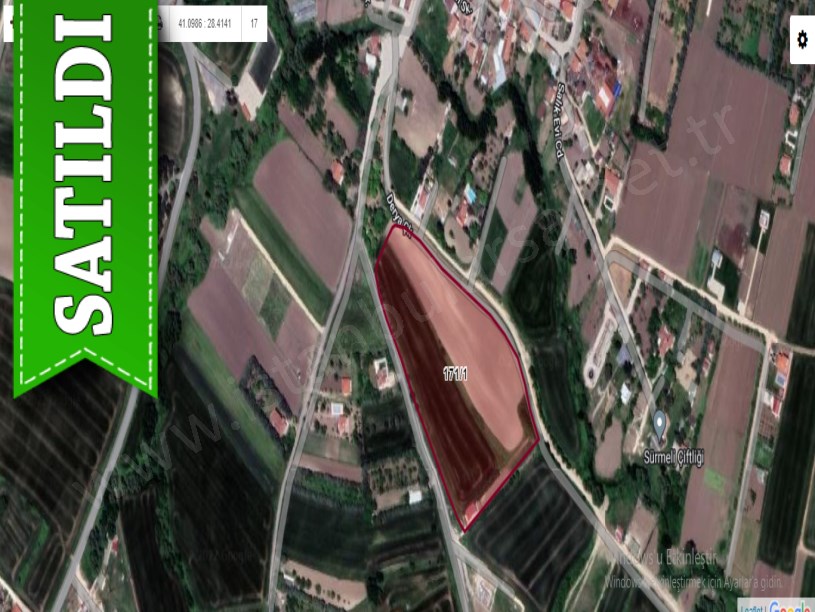 Çatalca Ovayenicede Satılık Arsa , 1,372 M2 Merkezde İmarlı Çaplı