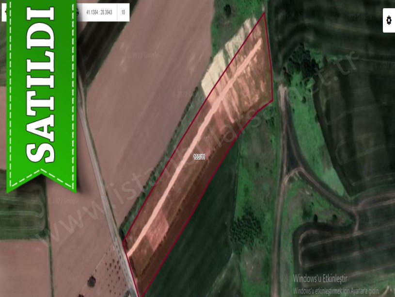 Çatalca Ovayenicede Satılık Arsa , 357 M2 Çaplı Yolu Var 
