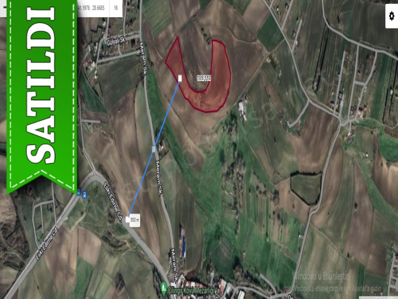 Arnavutköy Çilingirde Satılık Arsa , 268 M2 Caddeye Yakın Evlerin Yakını
