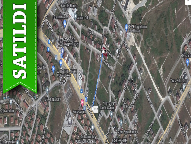 Arnavutköy Taşolukta Satılık Arsa , 387 M2 Köşe Başı Müstakil İmarlı
