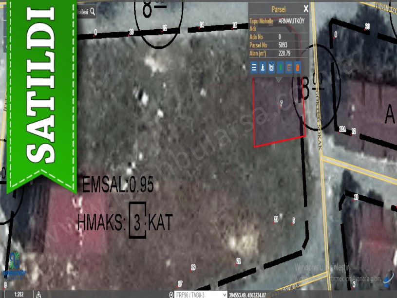 Arnavutköy İslambeyde Satılık Arsa , 220 M2  Köşe Başı Müstakil İmarlı