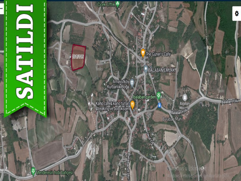 Arnavutköy Balabanda Satılık Arsa , 366 M2 Çaplı Hisseli