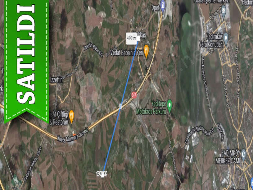 Çatalca Nakkaşta Satılık Arsa , 425 m2 Yolu Var