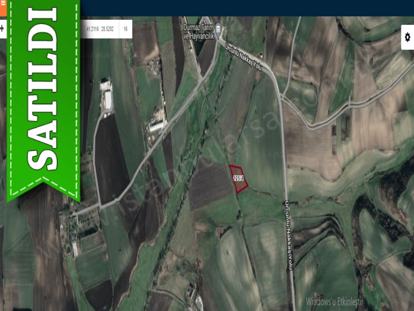 Çatalca Nakkaşta  Satılık  Arsa , 129 M2 Hisseli 