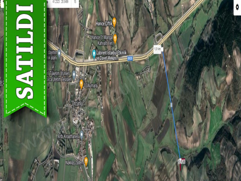 Çatalca Nakkaşta  Satılık  Arsa , 133 M2 Hisseli