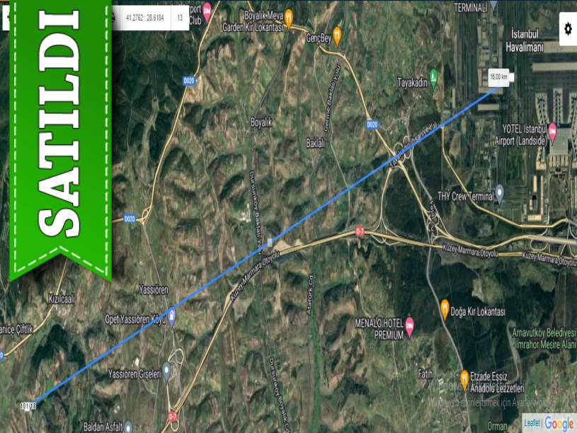 Çatalca Nakkaşta  Satılık  Arsa , 133 M2 Hisseli