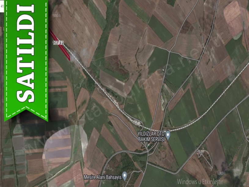 Çatalca Nakkaşta  Satılık  Arsa , 398 m2 Yolu Var Hisseli