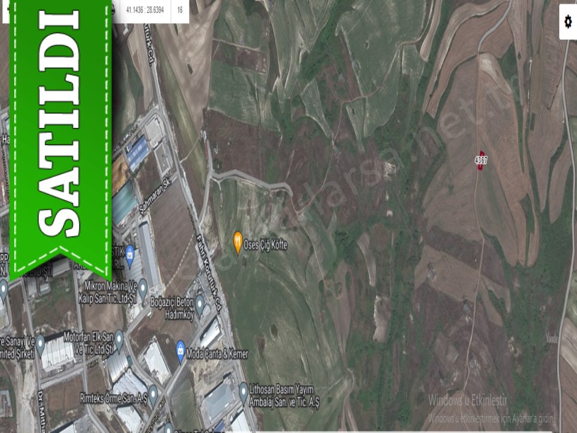 Arnavutköy Sazlıbosnada Satılık Arsa , 352 m2 Müstakil Yola Cephe 