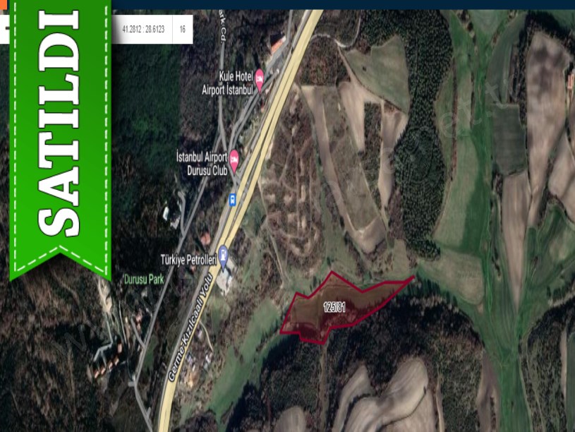 Arnavutköy Boyalıkta Satılık Arsa , 1,800 M2 Ticari + Turizm İmarlı