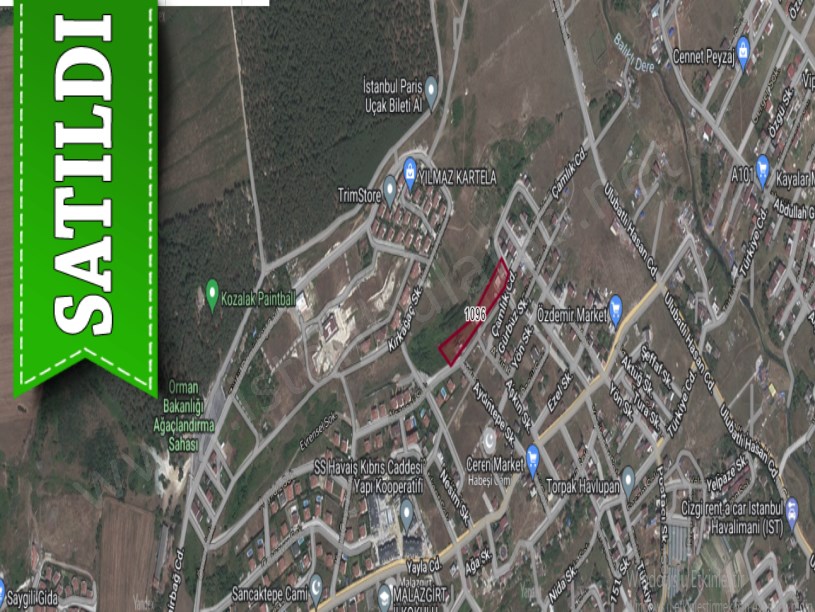Arnavutköy İmrahorda Satılık Arsa , 160 M2 Cadde Cephe 