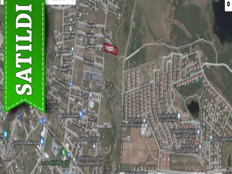 Arnavutköy İmrahorda Satılık Arsa , 172 M2 Cadde Cephe Hisseli