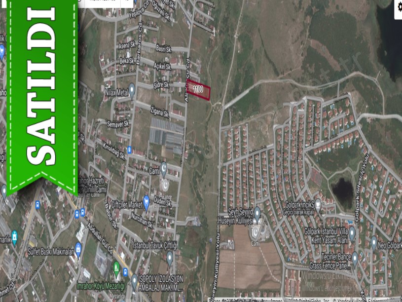 Arnavutköy İmrahorda Satılık Arsa , 172 M2 Cadde Cephe Hisseli