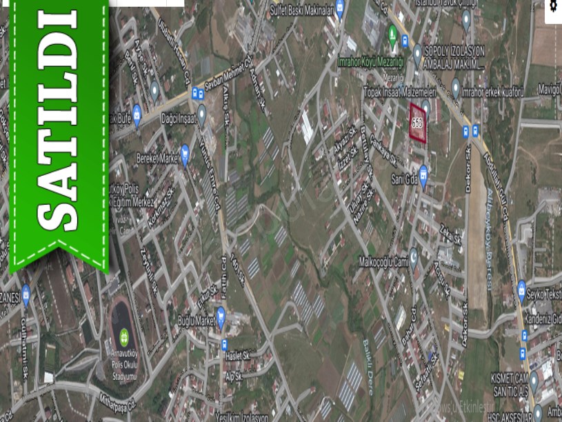 Arnavutköy İmrahorda Satılık Arsa , 122 M2 Cadde Cephe