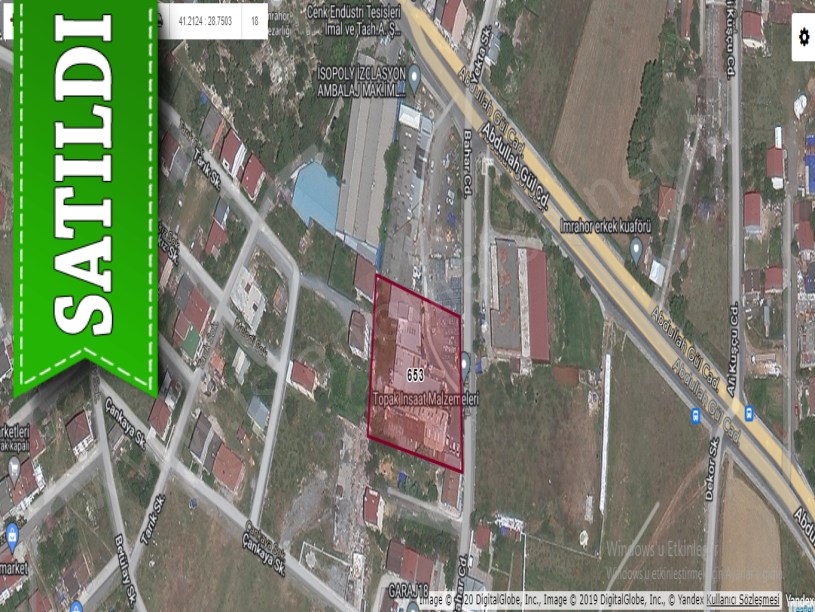 Arnavutköy İmrahorda Satılık Arsa , 122 M2 Cadde Cephe