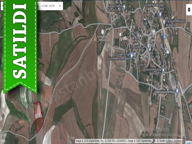 Arnavutköy Yassıörende Satılık Arsa , 240 M2 Yolu Var