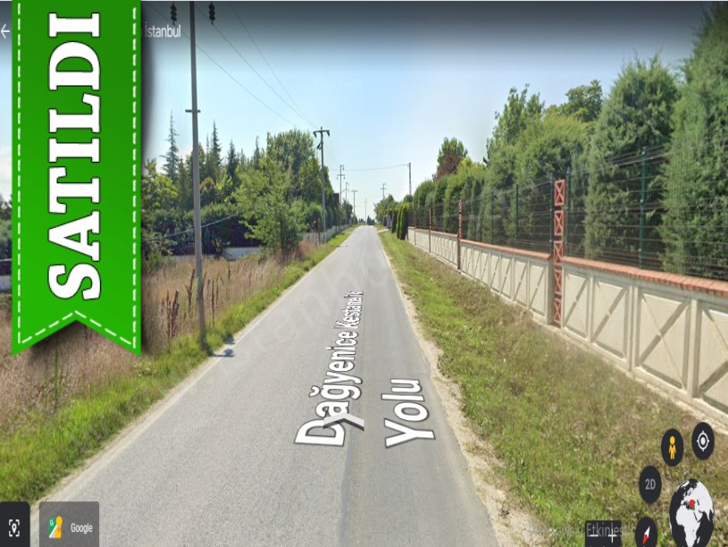 Çatalca Dağyenicede Satılık  Arsa , 287 M2 Çevrili Çaplı