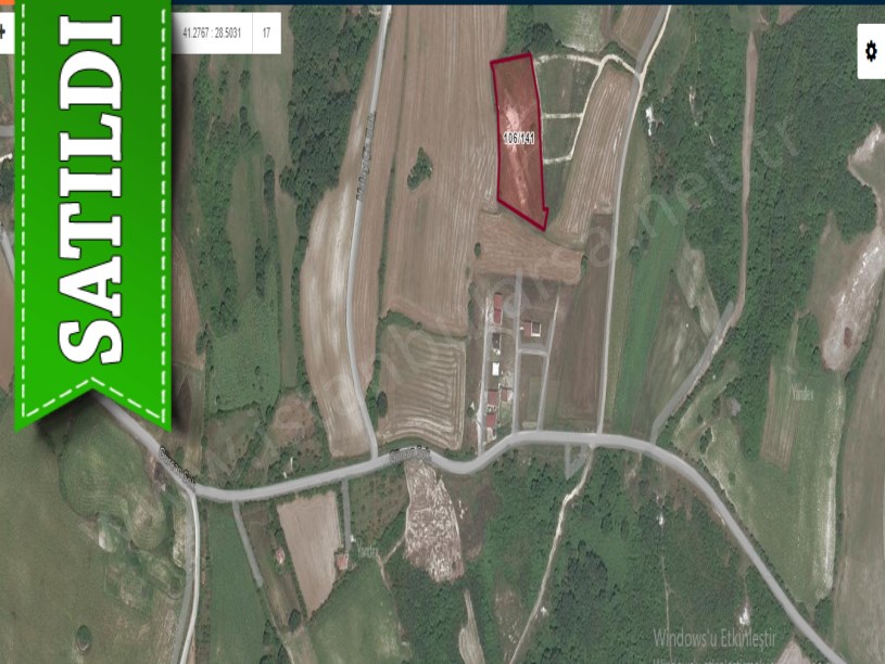 Çatalca Dağyenicede Satılık  Arsa , 287 M2 Çevrili Çaplı