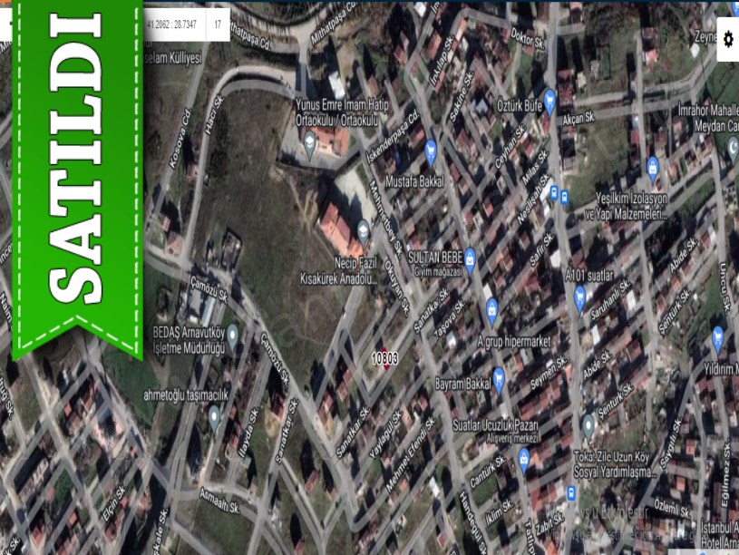Arnavutköy Çardaktepede Satılık Arsa , 125 M2 İmarlı Müstakil 