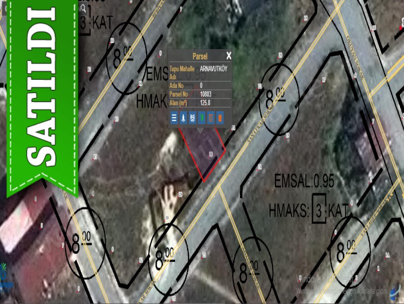 Arnavutköy Çardaktepede Satılık Arsa , 125 M2 İmarlı Müstakil 