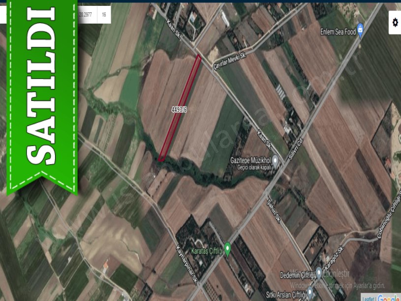 Silivri Gazitepede Satılık Tarla , 4 Dönüm  Yolu Var Merkezde