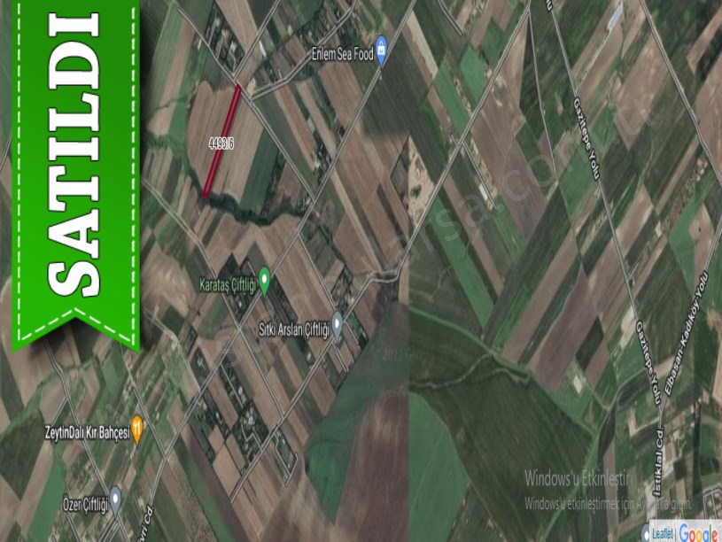 Silivri Gazitepede Satılık Tarla , 4 Dönüm  Yolu Var Merkezde