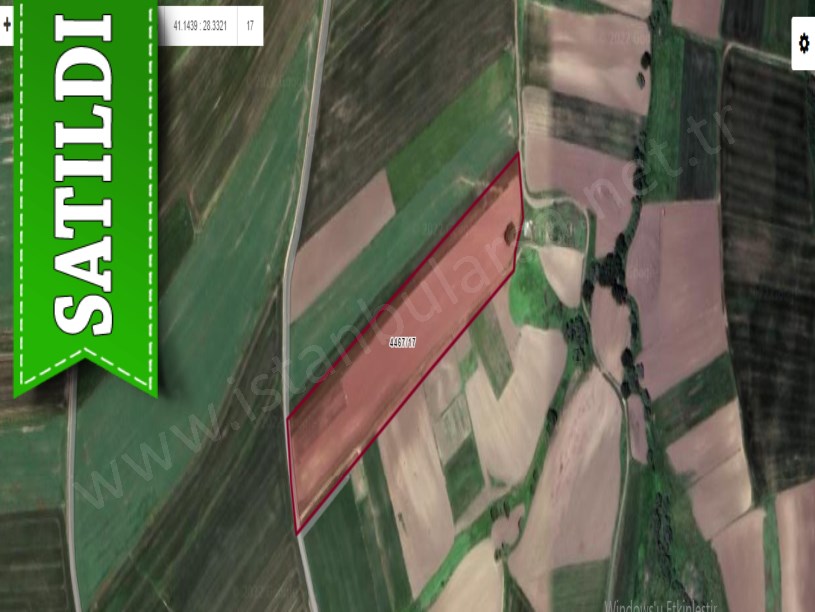 Silivri Gazitepede Satılık Tarla , 24,300 m2 Müstakil Yolu Var