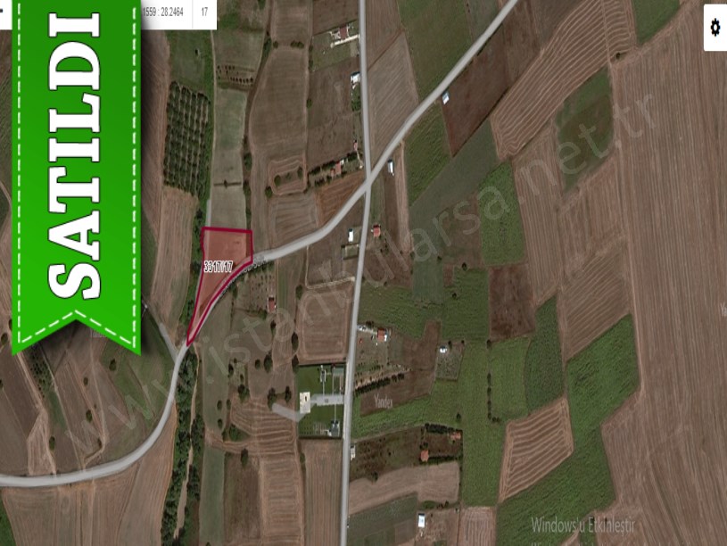 Silivri Fenerköyde Satılık Tarla , 3,455 M2 Yola Cephe Müstakil