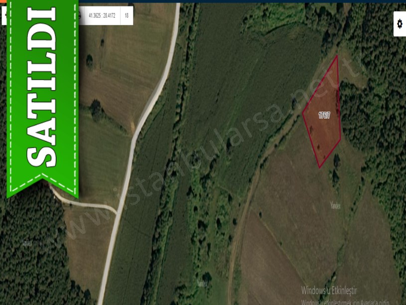 Çatalca Çiftlikköyde Satılık Arsa , 465 m2  Çaplı Yolu var