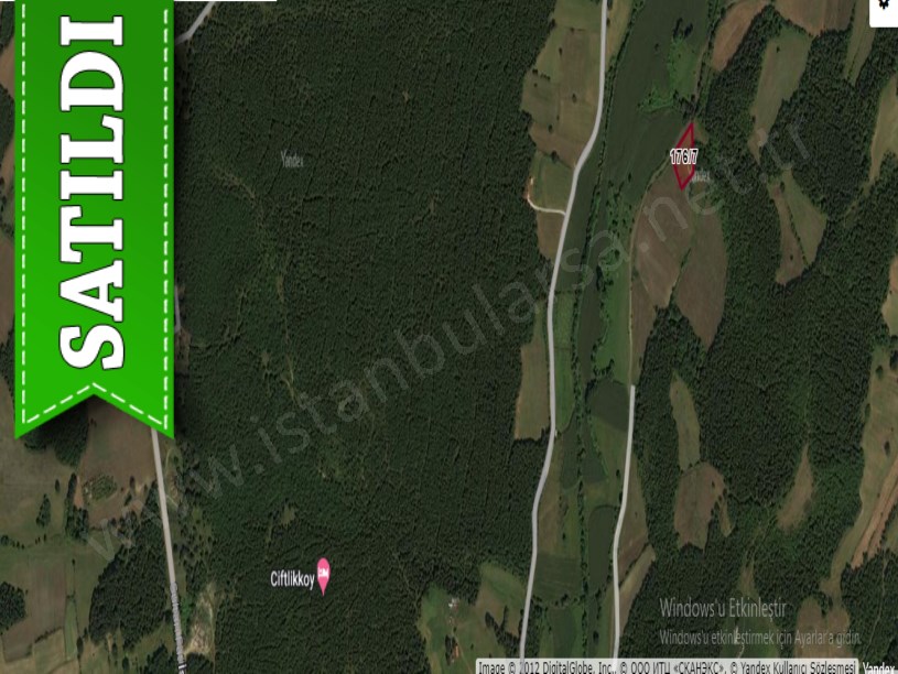 Çatalca Çiftlikköyde Satılık Arsa , 465 m2  Çaplı Yolu var