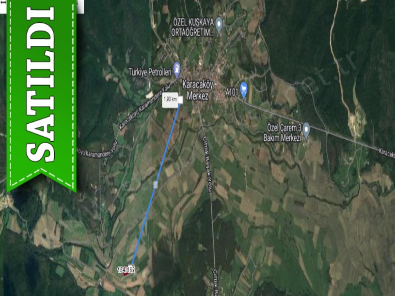 Çatalca Karacaköyde Satılık Arsa , 434 m2 Hisseli