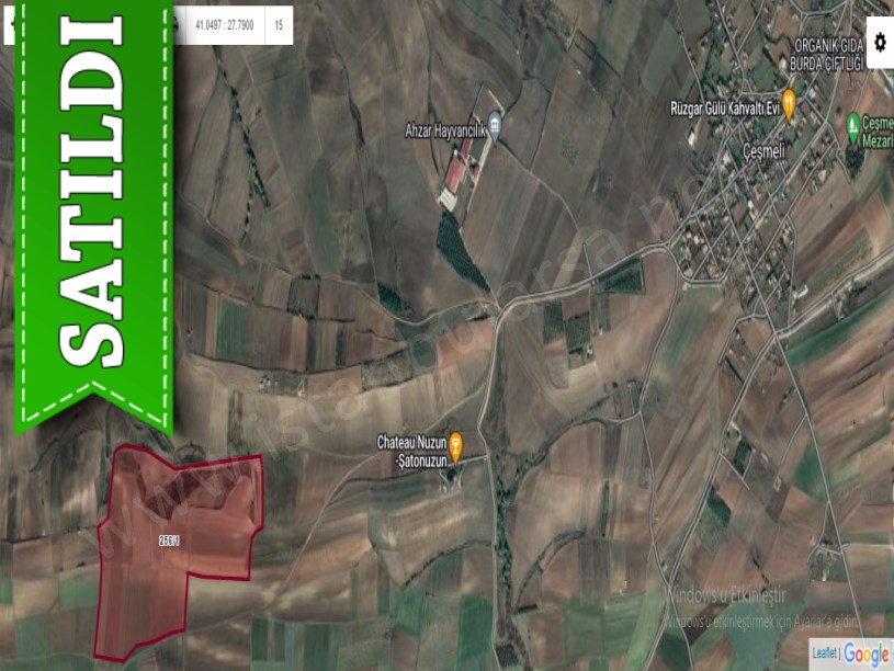 Tekirdağ Marmaraereğli Çeşmeli Mah Satılık Arsa , 250 M2 Hisseli