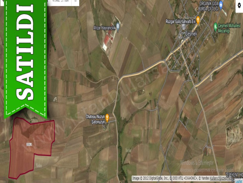 Tekirdağ Marmaraereğli Çeşmeli Mah Satılık Arsa , 250 M2 Hisseli
