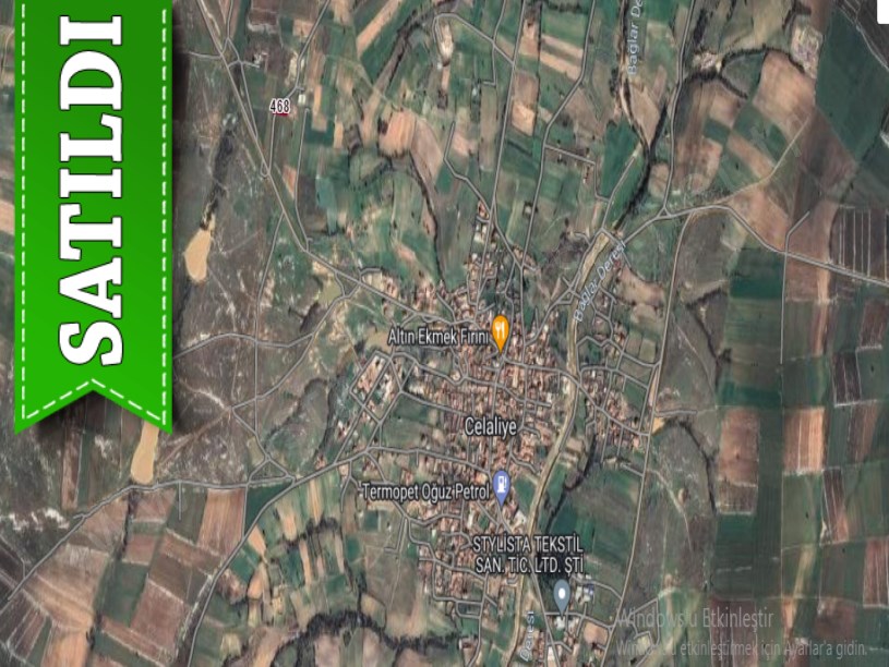Kırklareli Lüleburgaz Celaliyede Satılık Tarla , 1,227 m2 Yola Cephe Müstakil