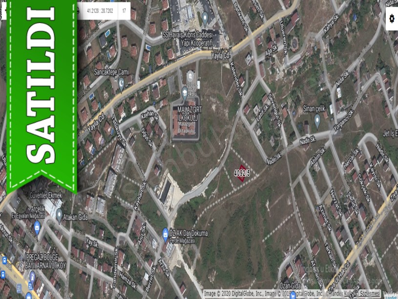Arnavutköy Çardaktepede Satılık Arsa , 320 m2 Müstakil İmarlı