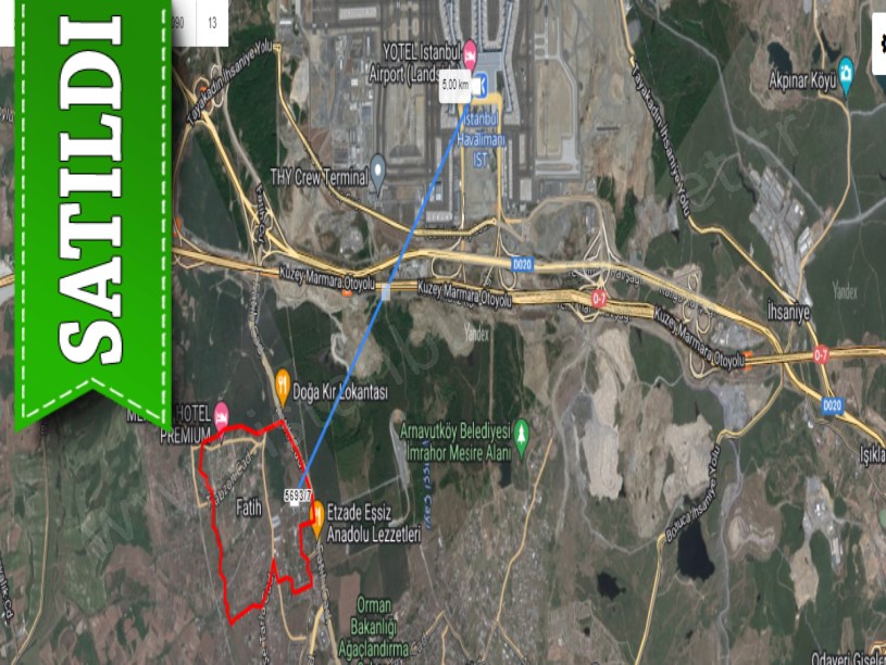 Arnavutköy Taşolukta Satılık Arsa , 349 m2 Müstakil İmarlı