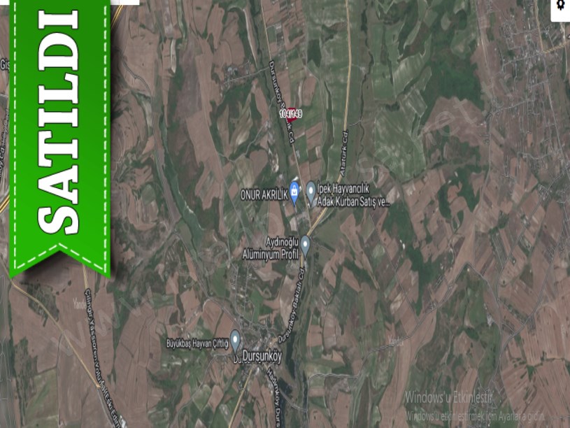 Arnavutköy Dursunköyde Satılık Arsa , 692 m2 Cadde Cephe