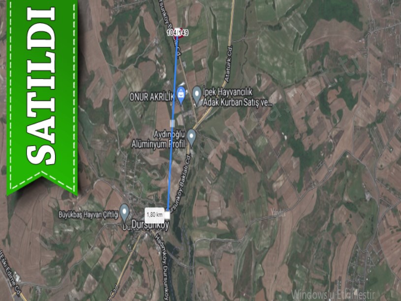 Arnavutköy Dursunköyde Satılık Arsa , 692 m2 Cadde Cephe