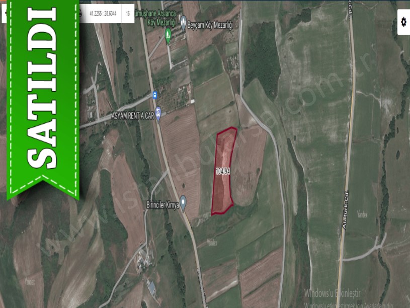 Arnavutköy Dursunköyde Satılık Arsa , 500 M2 Hisseli İmarlı