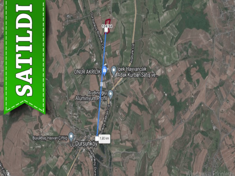 Arnavutköy Dursunköyde Satılık Arsa , 500 M2 Hisseli İmarlı