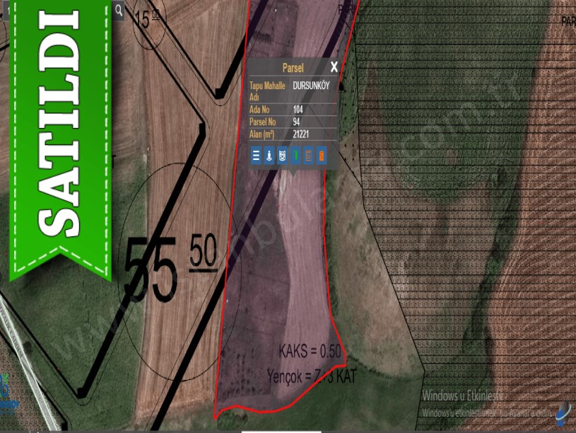 Arnavutköy Dursunköyde Satılık Arsa , 500 M2 Hisseli İmarlı
