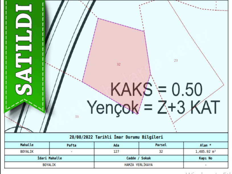 Arnavutköy Boyalıkta Satılık Arsa , 200 M2 Caddeye Yakın
