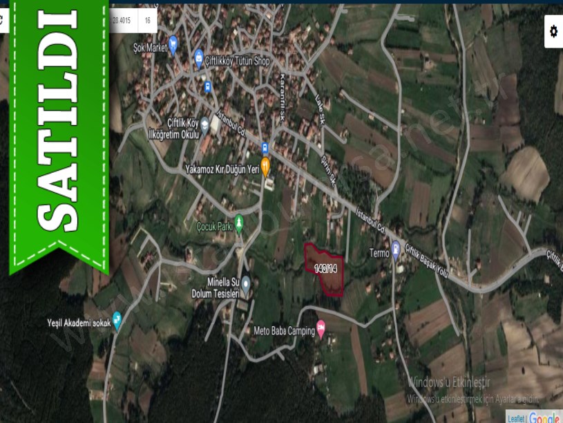 Çatalca Çiftlikköyde Satılık Arsa , 287 M2 Şehir Merkezinde