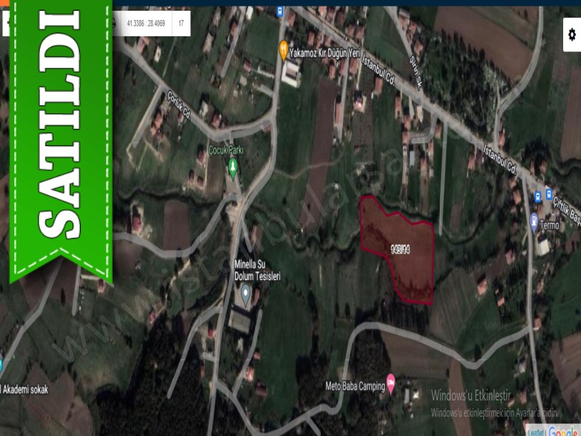 Çatalca Çiftlikköyde Satılık Arsa , 287 M2 Şehir Merkezinde