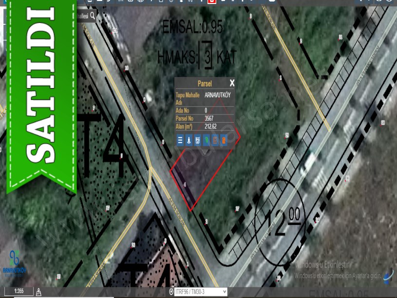 Arnavutköy Yavuzselim Mah Satılık Arsa , 212 m2  İmarlı Caddeye Yakın 