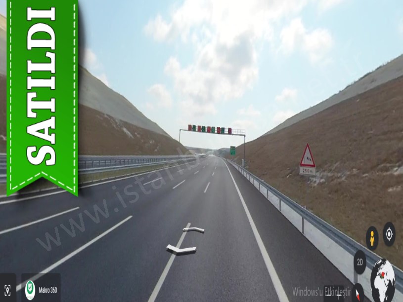Arnavutköy Boyalıkta Satılık Arsa , 781 m2 Kuzey Marmara Otoyoluna Cephe
