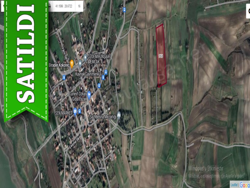 Arnavutköy Sazlıbosnada Satılık Arsa , 335 M2 Evlerin Yakını Yolu Var