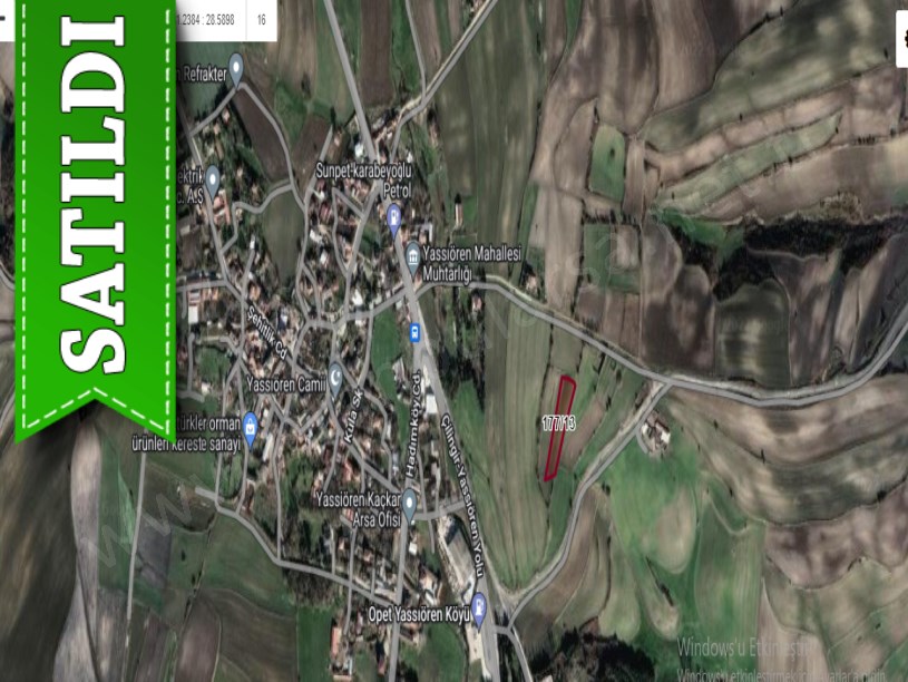 Arnavutköy Yassıörende Satılık Arsa , 403 M2 Hisseli