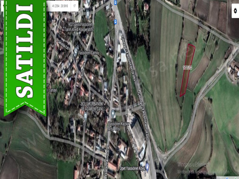 Arnavutköy Yassıörende Satılık Arsa , 403 M2 Hisseli