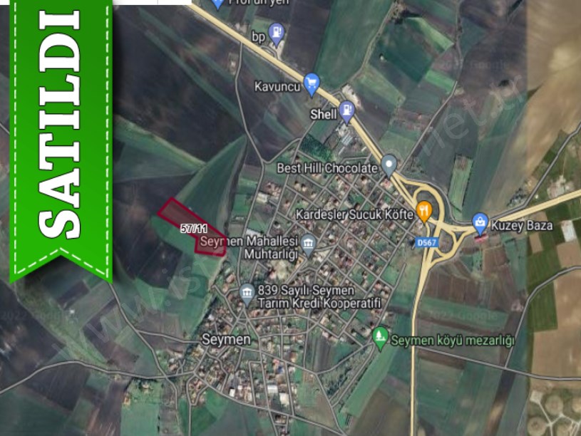 Tekirdağ Çorlu Seymende Satılık Arsa , 243 m2 Köyiçi Yolu Var
